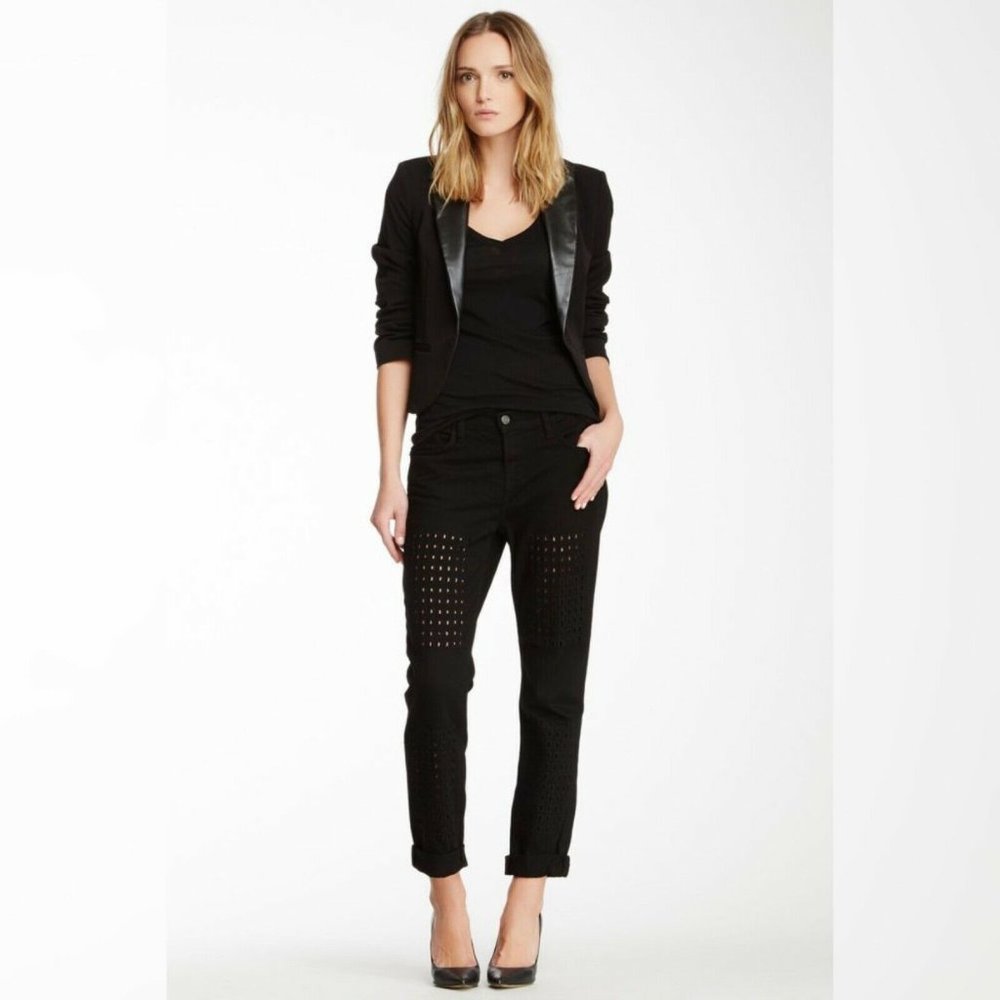 Anthropologie J Brand Jeans Aidan Boyfriend Eyelet
